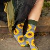 Socks Socksmith Crew Socks | Sincerely Sunflowers Outlands Crew